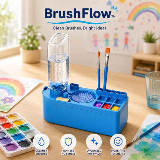 BrushFlow™ – Automatic Paint Brush Cleaning Station