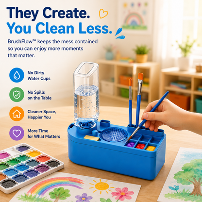 BrushFlow™ – Automatic Paint Brush Cleaning Station